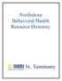 Northshore Behavioral Health Resource Directory