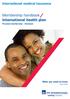 International medical insurance. Membership handbook International health plan Personal membership Standard