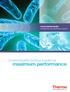 Thermo Scientific Sensititre. Susceptibility and Identification System. Customizable testing solutions. maximum performance