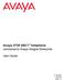 Avaya 3725 DECT Telephone connected to Avaya Integral Enterprise
