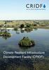 CRIDF UK AID FROM THE BRITISH PEOPLE. Climate Resilient Infrastructure Development Facility (CRIDF)
