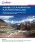 KHUMBU LOCAL ADAPTATION PLAN FOR ACTION (LAPA)