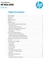 HP MSA 2040. Table of contents. Best practices. Technical white paper