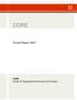 CORE. Annual Report 2007. CORE Centre for Organizational Renewal and Evolution