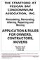 APPLICATION & RULES FOR OWNERS, CONTRACTORS, MOVERS