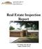 Real Estate Inspection Report