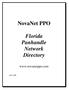NovaNet PPO. Florida Panhandle Network Directory. www.novanetppo.com