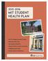 2015-2016 MIT Student Health Plan