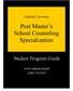 Post Master s School Counseling Specialization