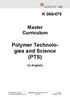Polymer Technologies and Science (PTS)