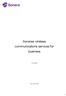 Soneras wireless communications services for business