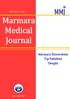 Marmara Medical Journal Marmara Üniversitesi Tıp Fakültesi Dergisi