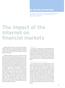 The impact of the Internet on financial markets