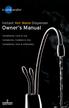 Instant Hot Water Dispenser Owner s Manual. Installation, Care & Use Instalacion, Cuidado & Uso Installation, Sion & Utilisation