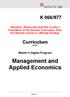 Management and Applied Economics