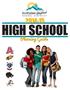 2014-15. HIGH SCHOOL Planning Guide