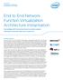 End to End Network Function Virtualization Architecture Instantiation