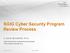 SGIG Cyber Security Program Review Process