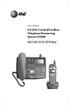 5.8 GHz Corded/Cordless Telephone/Answering System E5908 with Caller ID & Call Waiting