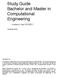 Study Guide Bachelor and Master in Computational Engineering