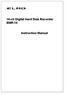 16-ch Digital Hard Disk Recorder EMR-16. Instruction Manual
