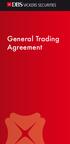 General Trading Agreement