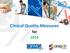 Clinical Quality Measures. for 2014