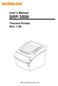 User s Manual SRP-350II Thermal Printer Rev. 1.00