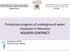 Protection program of underground water resources in Morocco AQUIFER CONTRACT. Salahddine DAHBI Hydraulic Basin Agency