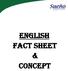 ENGLISH FACT SHEET & CONCEPT