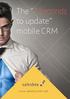 The 7-seconds to update mobile CRM