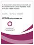A Compendium of Critical Appraisal Tools for Public Health Practice