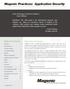 Magenic Practices: Application Security