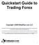 Quickstart Guide to Trading Forex
