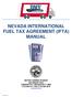 NEVADA INTERNATIONAL FUEL TAX AGREEMENT (IFTA) MANUAL