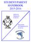 STUDENT/PARENT HANDBOOK 2015-2016