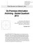 On-Premises Information Archiving - Market Quadrant 2013