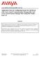 Abstract. Avaya Solution & Interoperability Test Lab
