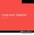 TAX I NFO. Lump-sum taxation. Taxation based on costs