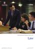 Undergraduate Program Guide 2016. Law