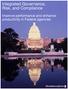 Integrated Governance, Risk, and Compliance. Improve performance and enhance productivity in Federal agencies