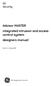 GE Security. Advisor MASTER integrated intrusion and access control system designers manual