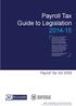 Payroll Tax Guide to Legislation 2014-15