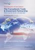 The Transatlantic Trade & Investment Partnership Where now for the EU-US trade deal?