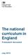 The national curriculum in England. Framework document
