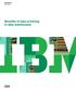 IBM Software White Paper. Benefits of data archiving in data warehouses