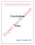 Curriculum. Vitae. Robert A. Gardner, CPP