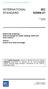 INTERNATIONAL STANDARD