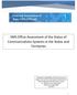 EMS Office Assessment of the Status of Communications Systems in the States and Territories