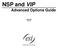 NSP and VIP. Advanced Options Guide. 0450-0667 Rev. B